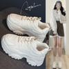 Retro Shoes Women's New Spring Muffin Platform Casual Shoes Show Thin Fried Street Women's Shoes