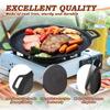 With Handles BBQ Grill Pan Heavy Duty Non-Stick Grill Pan New Round Griddle Pan  For Stove Tops