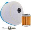 Road Passion Air Filter & Oil Filters & Spark Plugs Tune Up Kits Compatible with Yamaha YZ250F YZ450F WR250 WR450F YFZ450