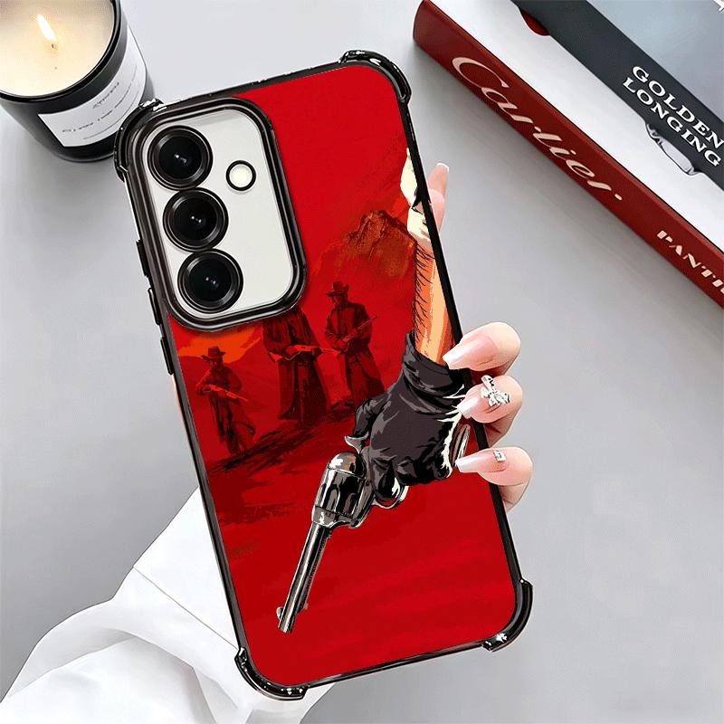 Red Dead R-Redemption Soft Phone Case For Samsung A17 A27 A07 A37 A57 A16 A56 A15 A55 A14 A54 A13 A53 A26 A36 A25 A35 A24 A34 A2
