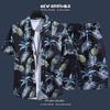 Men's Hawaiian Style Floral Summer Short Sleeve Shirt & Shorts Set