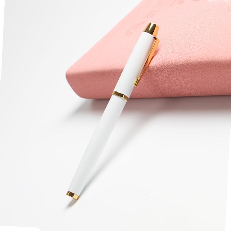 Huaqi Gender-Neutral Pen Public Relations Gifts Metal Signature Pen Advertising Fountain Pen Can Be Designed For Free