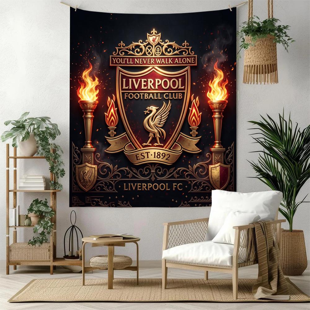 Liverpool Football Club Nástěnná dekorace Gobelín Umění pro památku mazlíčka Narozeniny Svatba Pozadí pro párty Rodinný dárek