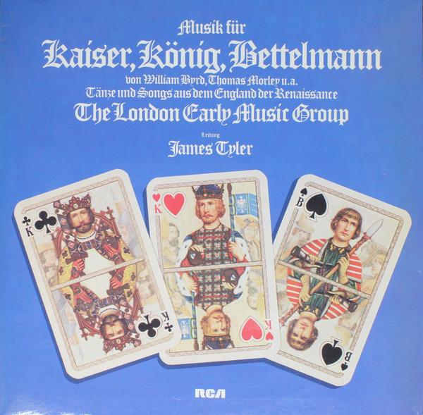

Виниловая пластинка LONDON EARLY MUSIC GROUP JAMES TY Kaiser Knig Bettelmann RL25140 RCA Red Seal Германия Классика Б/у