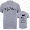 Men T-Shirt Motorcycles Evolution ECG Graphic Y2k Tops Funny Hip Hop Streetwear Two-sided Short Sleeve Tees Oversized Clothing