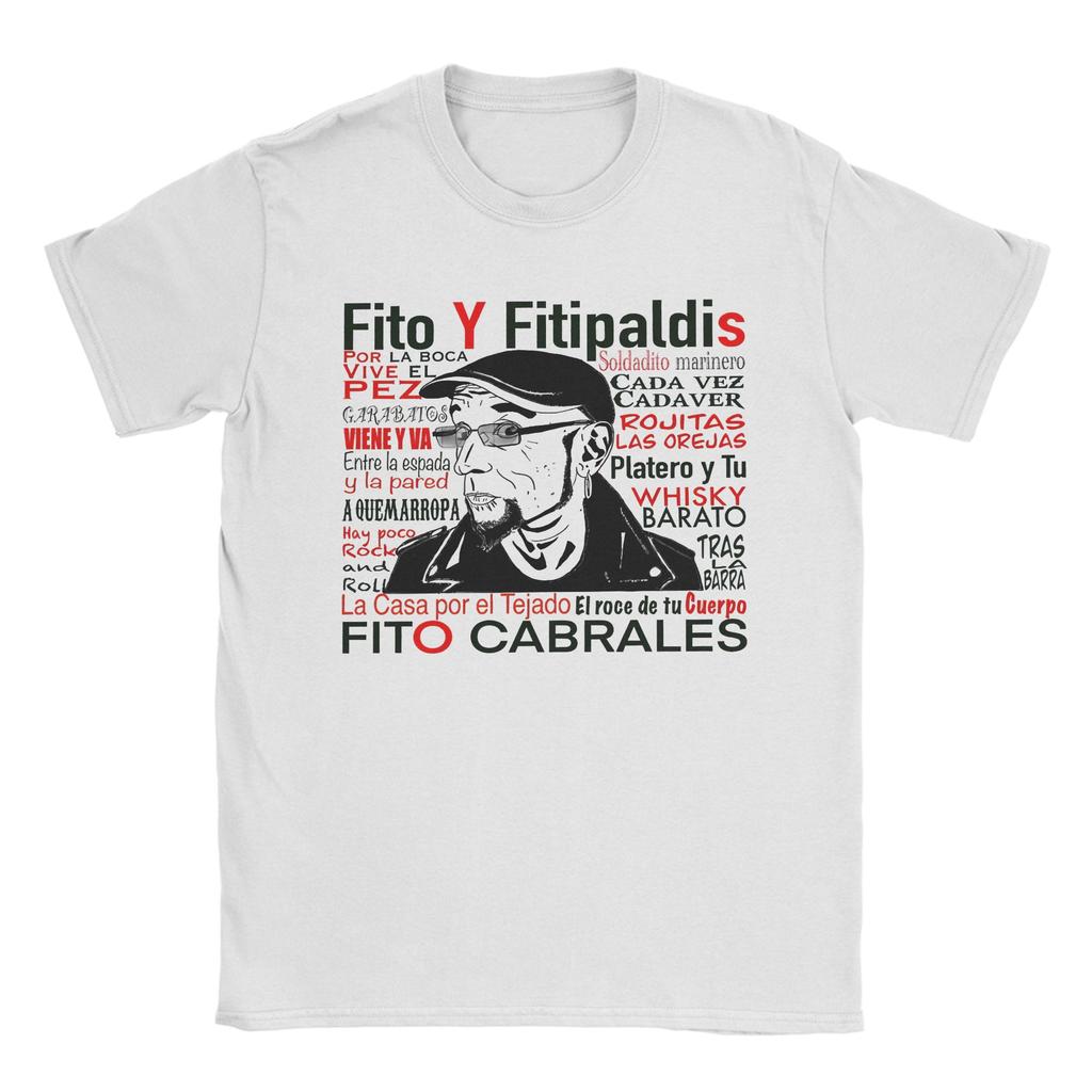Fito y Fitipaldis Band Rock Bedruckte T-Shirts Unisex Damen 100% Baumwolle T-Shirt Kleidung