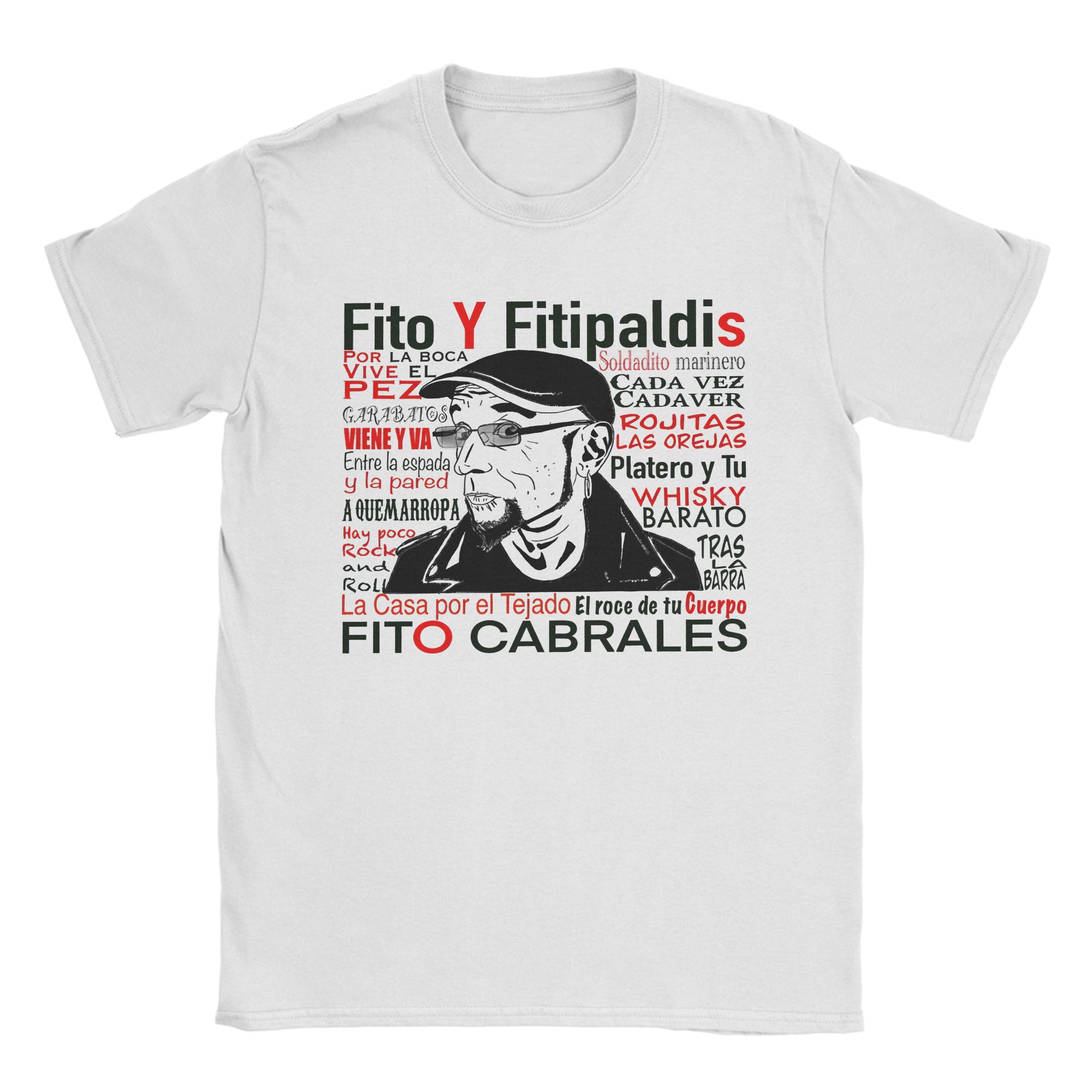 

Fito y Fitipaldis Band Rock Printed T Shirts Unisex Women 100 Cotton Tee Shirt Clothing S