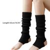 Unisex Knitted Boots Socks Soft Crochet Long Stockings Toeless Leg Warmers for Dance Knee for Protection Foot Cover