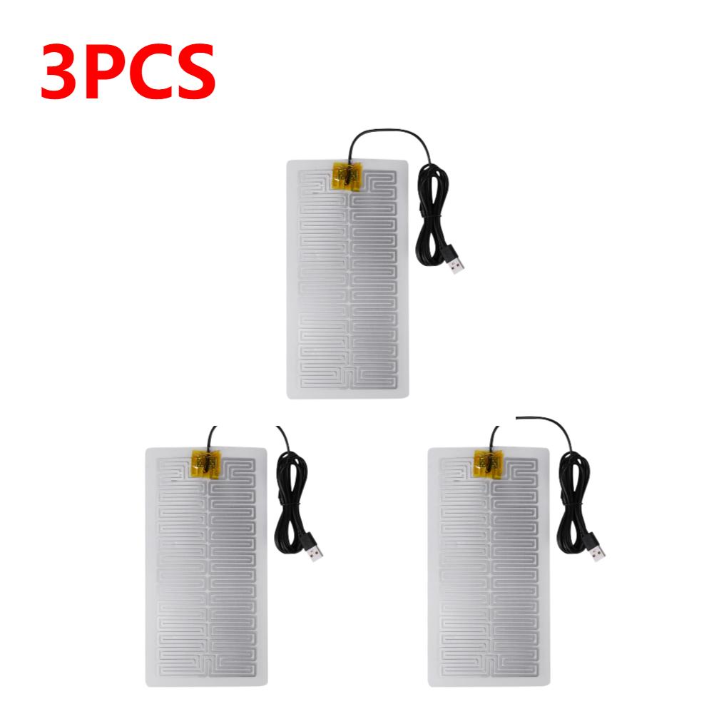 1-10PCS 5V USB Heating Pad Plug And Play Warm Plate Heater Sheets for Mouse Pad Mats Reptiles Supplies Plant Warm Heating Pad