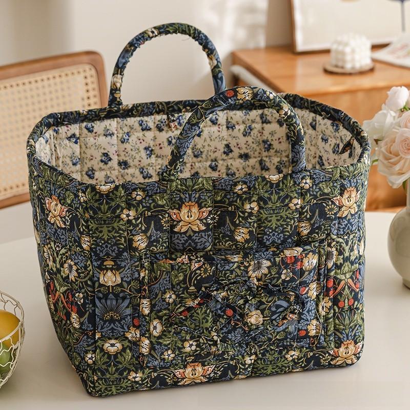 Portable Cotton Underwear Organizer Bag Multi Use Foldable Desktop Storage For Women Bedroom