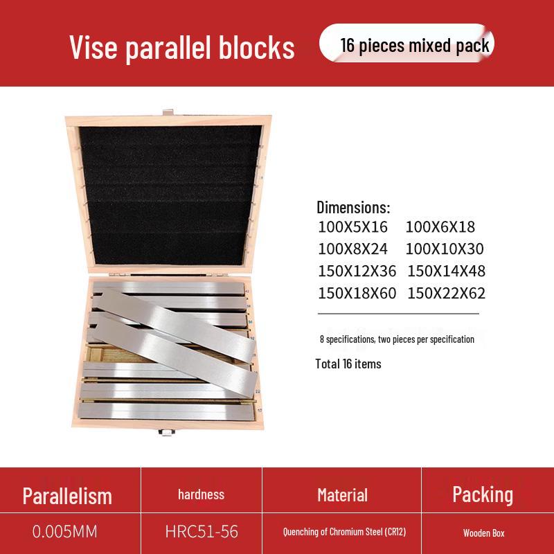 Parallel Shim Vise: CNC Milling Machine Fixture for Equal Height Support