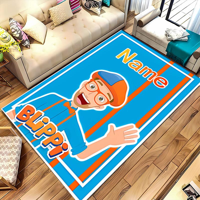 Custom personalization Blippi Area Rug - Perfect For Kitchen, Bathroom,Laundry Room Decor Large Size Available,Gift All Seasons