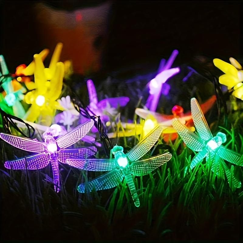 Solar Dragonfly String Lights Outdoor Waterproof Solar Lights Outdoor LED String lights8This type of outdoor waterproof decoration is suitable for