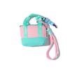 Street Style Multicolor Spliced Mini Key Organizer With Durable Material For Men And Women