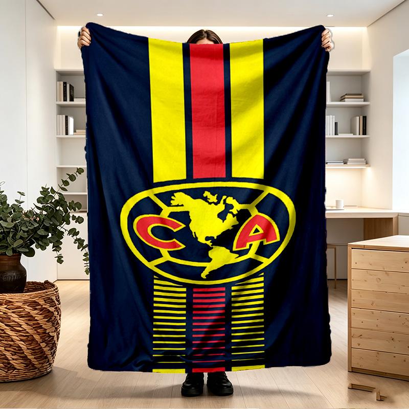 Club America Print Blanket - Soft & Comfortable, for Bedroom, Travel, Sofa, Home Decoration - Birthday Christmas Gift for Friend