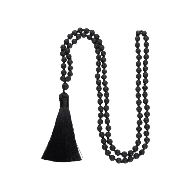 Элегантное ожерелье из бусин, ожерелье из натуральных камней, ожерелье-розарий, подходит для духовных и модных целей