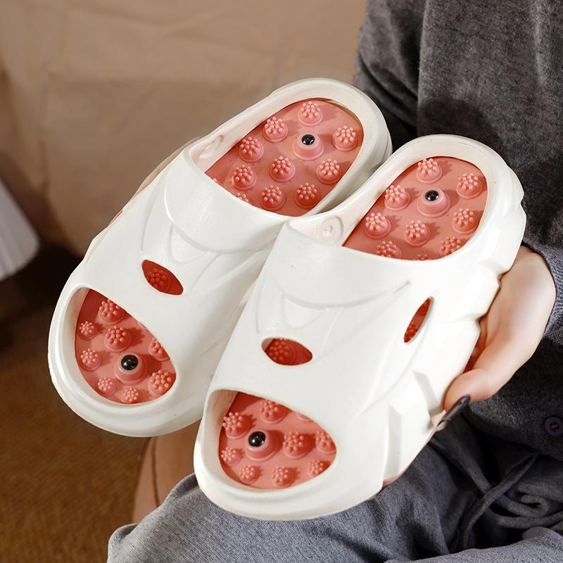 New women's massage shoes, soles acupoints raised slippers, fingerboard cool slippers