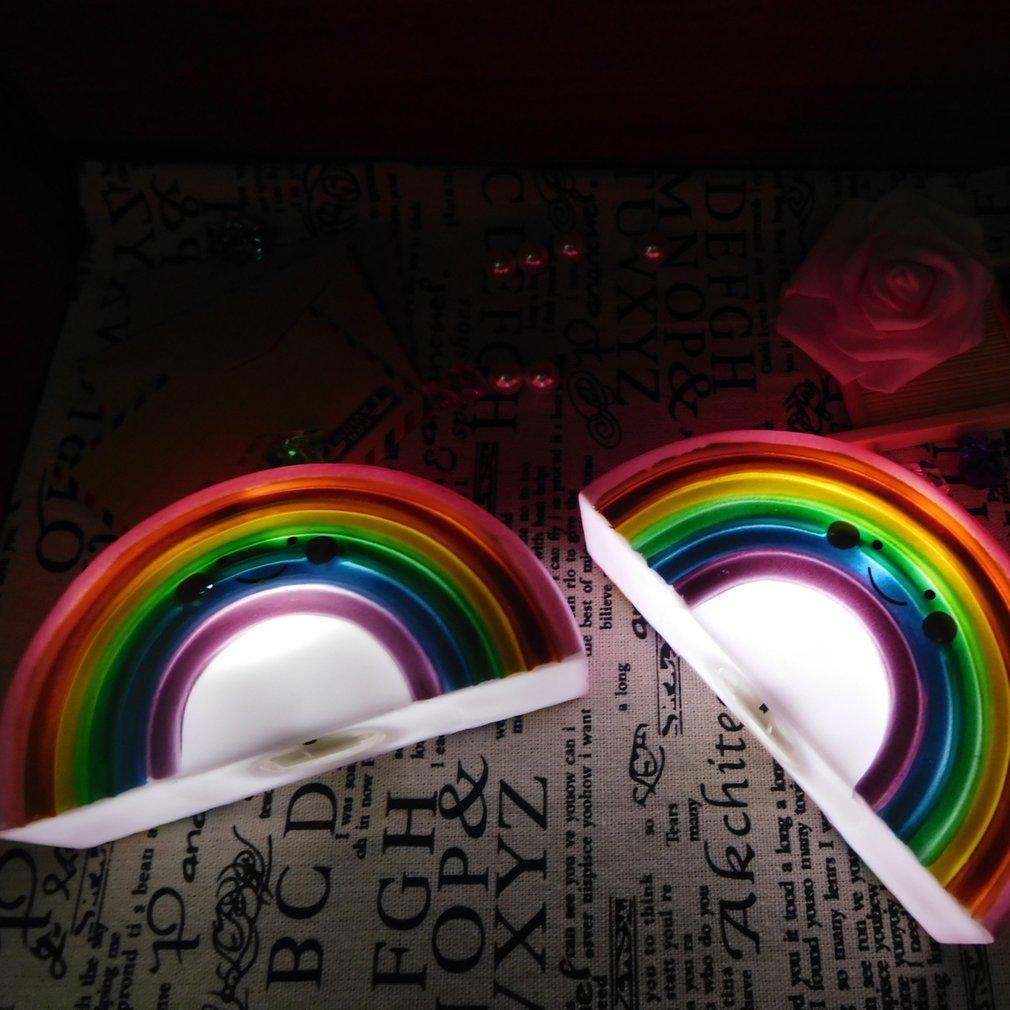 

Радужная форма, украшение для детской спальни, светодиодный ночник, ночник для кормления