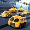 Children's 3D Magnetic Transforming Robot Car Toy - Versatile Warrior Model
