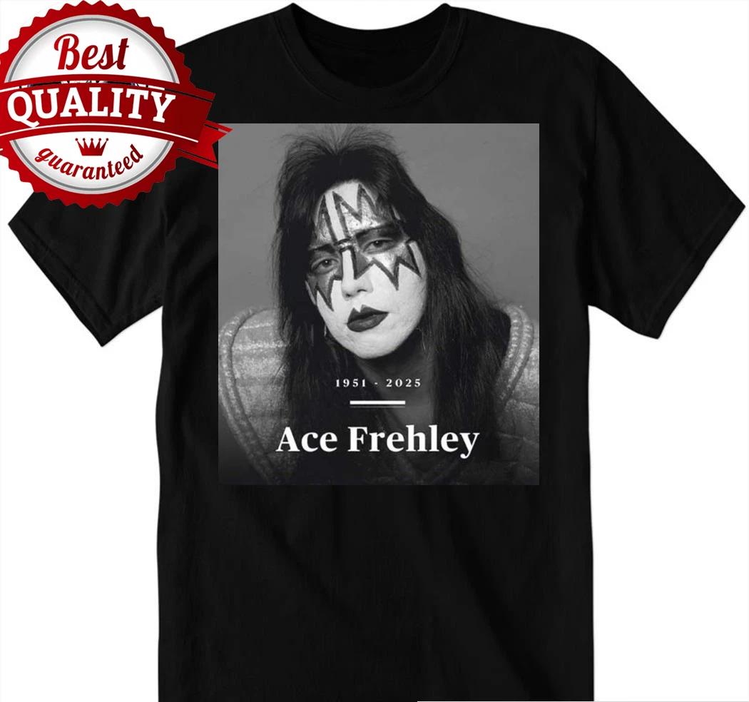 Ace Frehley Guitarist 1951-2025 T-shirt S to 5XL 2F1188 L