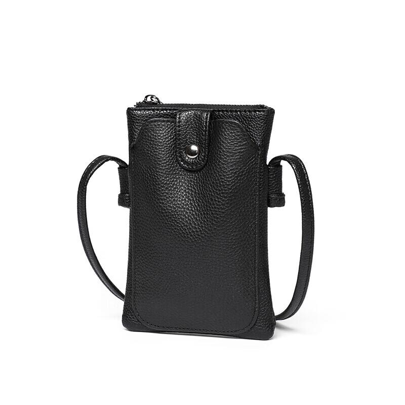 VINEY Women's Leather Mini Crossbody Bag