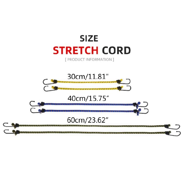 Camping Bungee Cord Elastic Tie Strap String Kayak Cycling Luggage Packing Ropes
