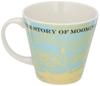 Yamaka Shoten MOOMIN Initial Mug 340ml Microwave Moomin Nordic Day Wedding Made in A, Approx. Capacity, Safe, Merchandise, Style, Mother's Gift,