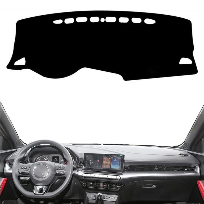 Автомобильный коврик на панель приборов Чехол на приборную панель Коврик-подкладка для MG 5 MG5 Солнцезащитный Коврик для приборов Автоаксессуары Black(Black Edge)