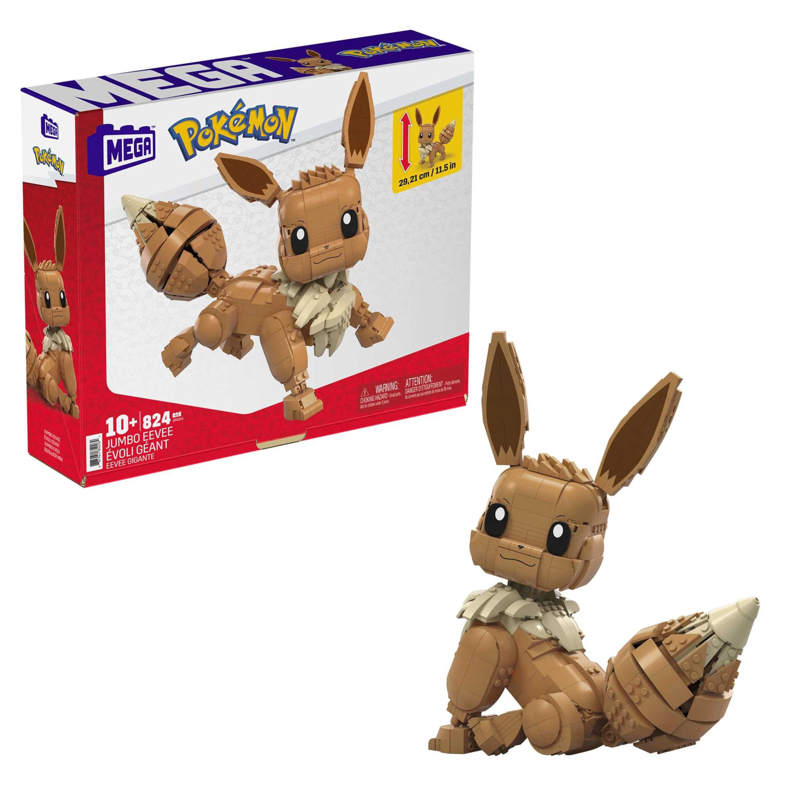 

MEGA CONSTRUX Pokemon Jumbo Eevee [Total Length: 28cm] [Ages 10 and Up, 830 Pieces] GMD34