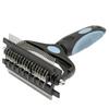 3 in 1 Pet Grooming Hair Brush Dog Deshedding Remover Double Sided Shedding Comb with Stainless Steel Teeth Fur Knot Cutter