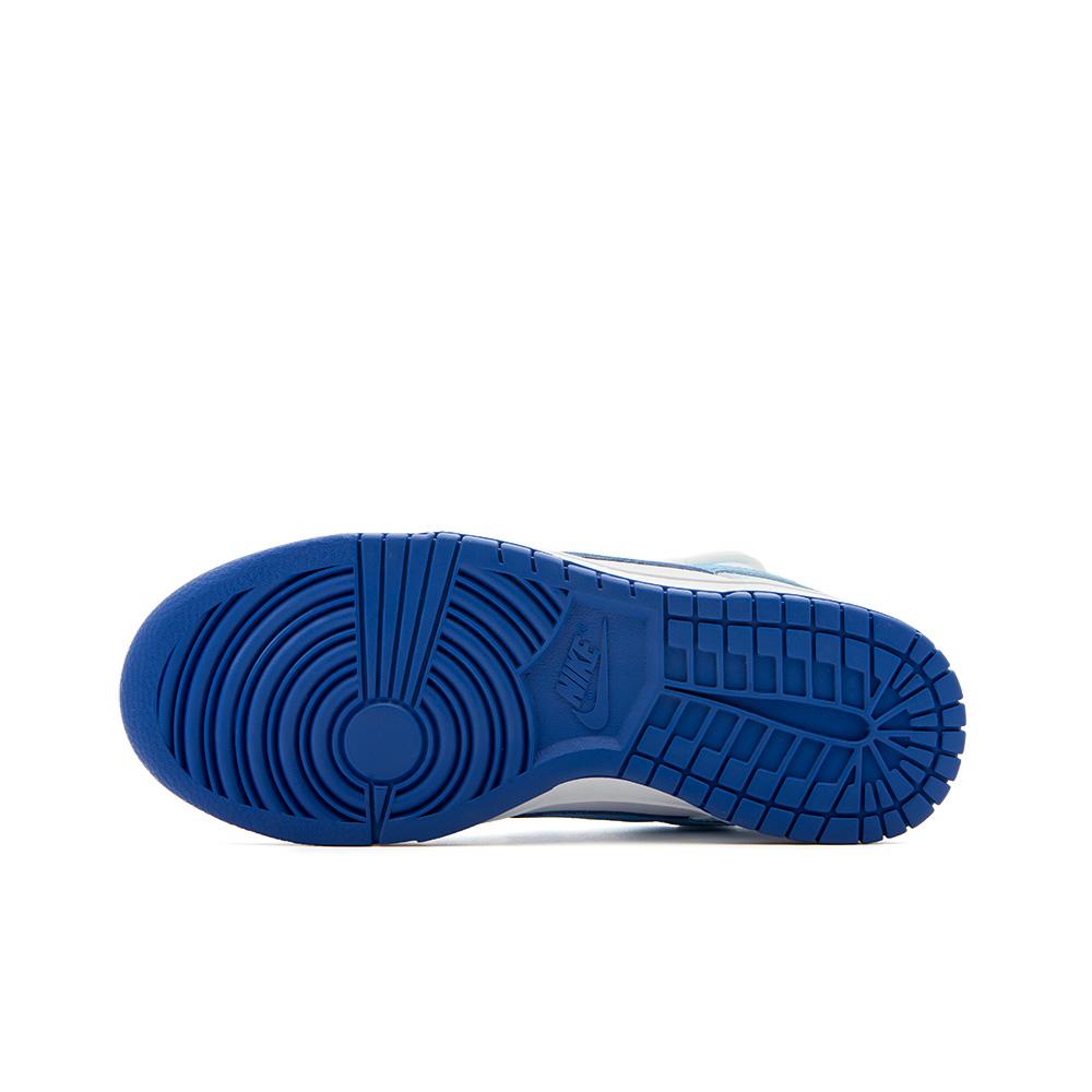 Nike Dunk Blue Bear, Amber Slip Resistant Cushioning Abrasion Resistant Low top Skateboard Shoes GS White Blue DH9765-105(Team189- )