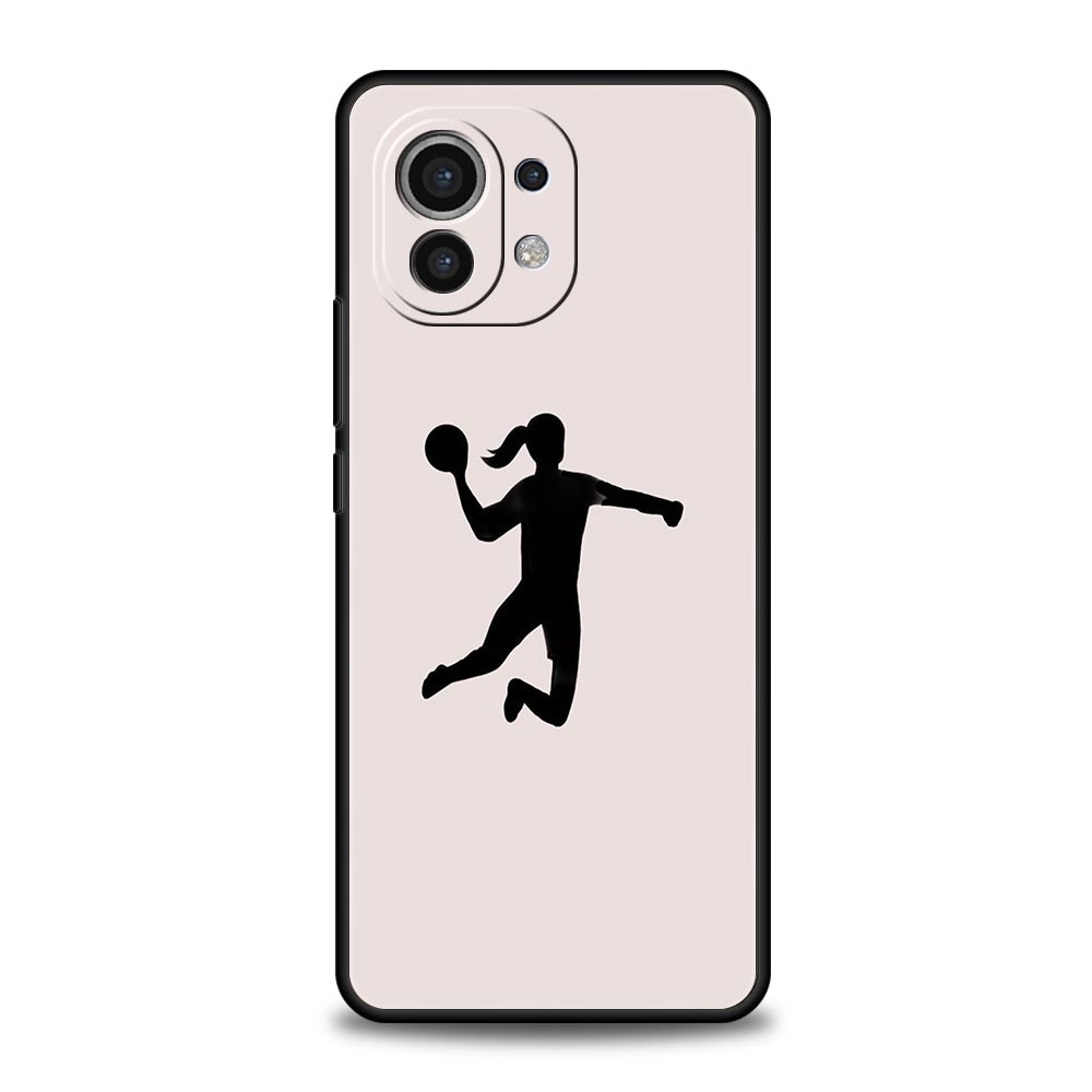 Phone Case For Xiaomi Mi 15 14 13 12 11 Lite 14T 13T 12T 11T Pro Poco X6 X5 M3 X3 Pro F5 F4 Cover Handball Sport