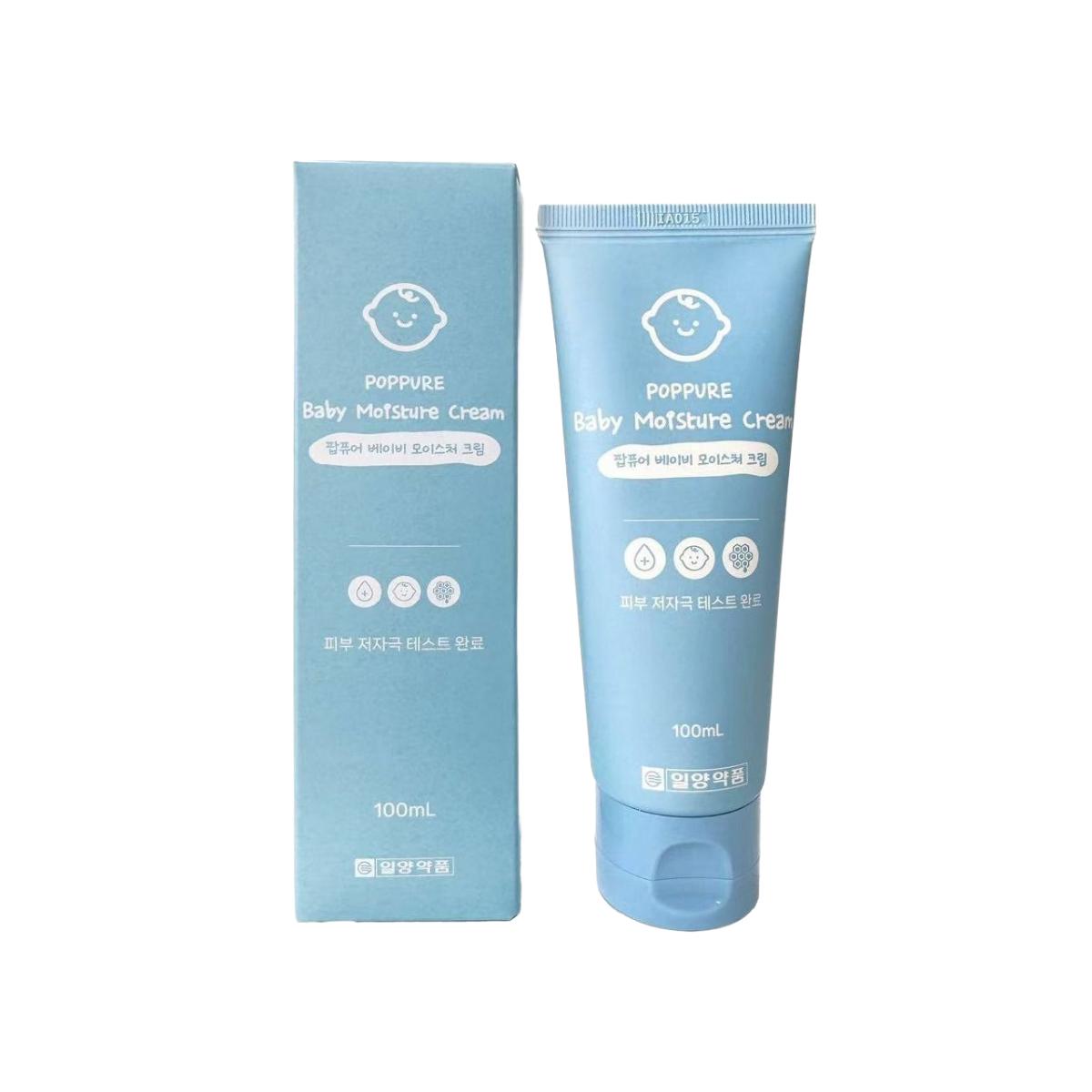 POP PURE Baby Moisture Cream Gentle Hydration & Skin Barrier Protection 100ml