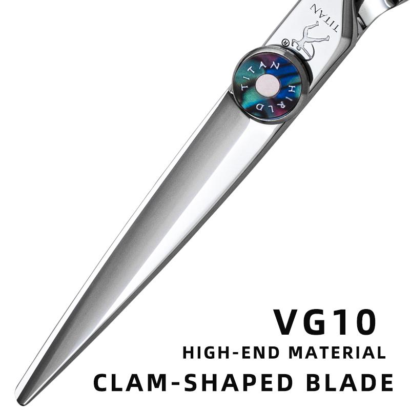 TITAN Hair Scissors Barber Tool Professional Hairdressing Scissors Cutting Thinning Shear Jp Vg10 Steel