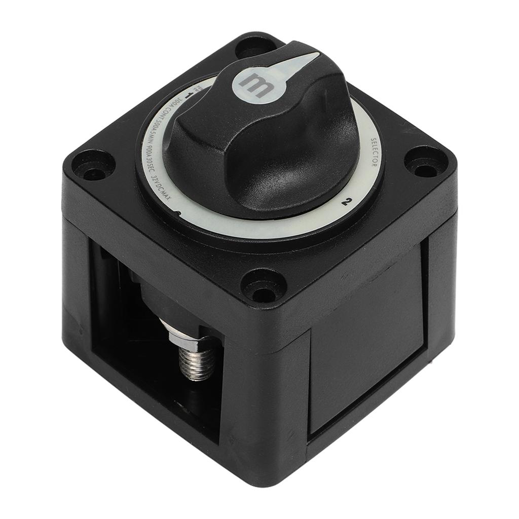 300A Battery Selector Switch Heavy Duty 3 Position Marine Battery Cut Off Switch for RV Boat