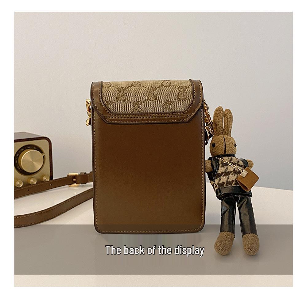 Damen Umhängetasche und Schultertasche aus bestickter Leinwand