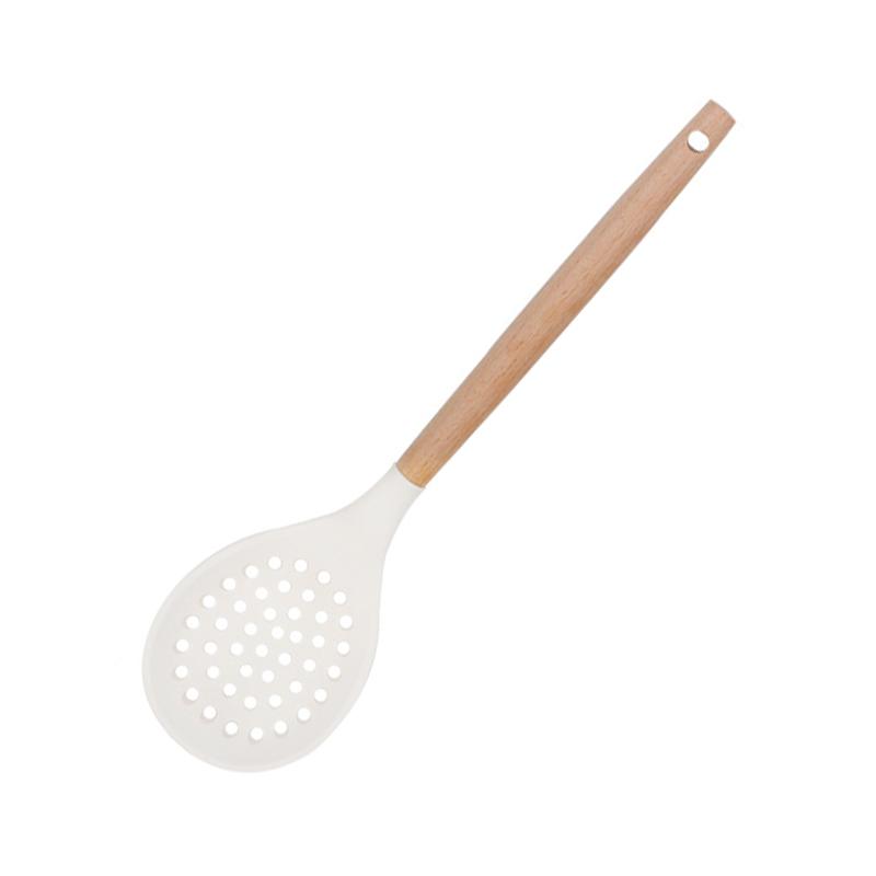 

НОВАЯ Силиконовая Лопатка для Сковороды с Антипригарным Покрытием, Деревянная Ручка, Силиконовая Овощная, Жаростойкая, Силиконовая Кулинарная Лопатка, Ложка, Кухонный инструмент