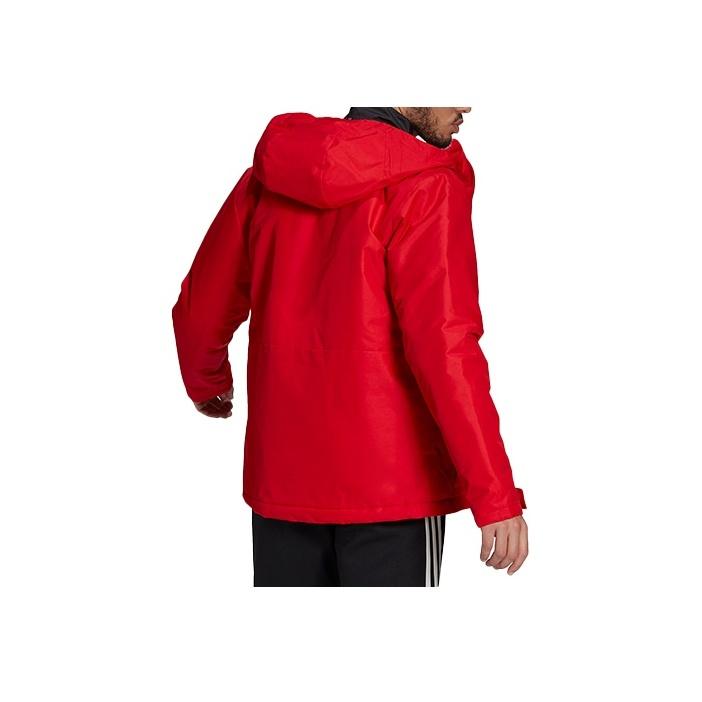 Adidas Casual Sports Windproof Cotton-Padded Hooded Jacket Men Jackets Light-Crimson GN3236