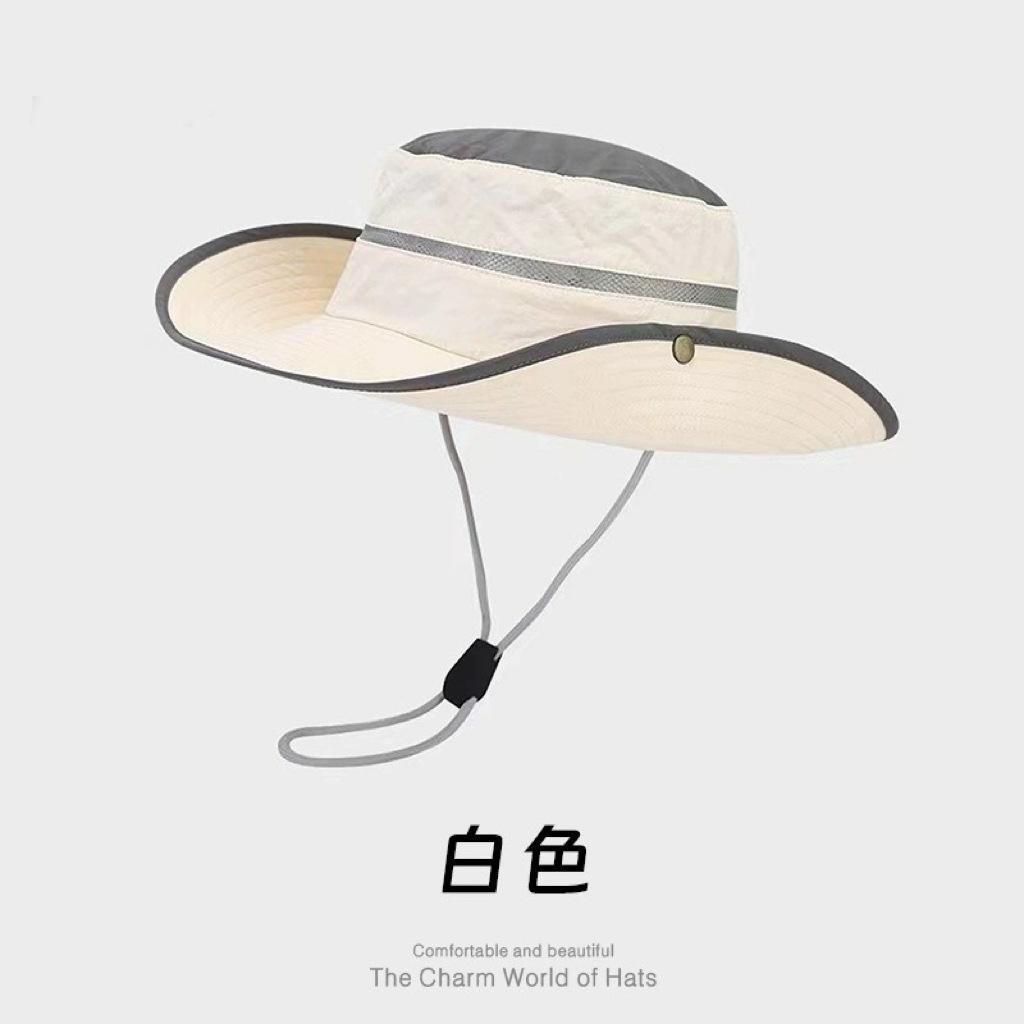 Sun Hats for Men Women Fishing Hat UPF Protection Wide Brim Bucket Hat Breathable Quick-Dry Water Rapellent Outdoor Hiking Beach Travel Summer Hats
