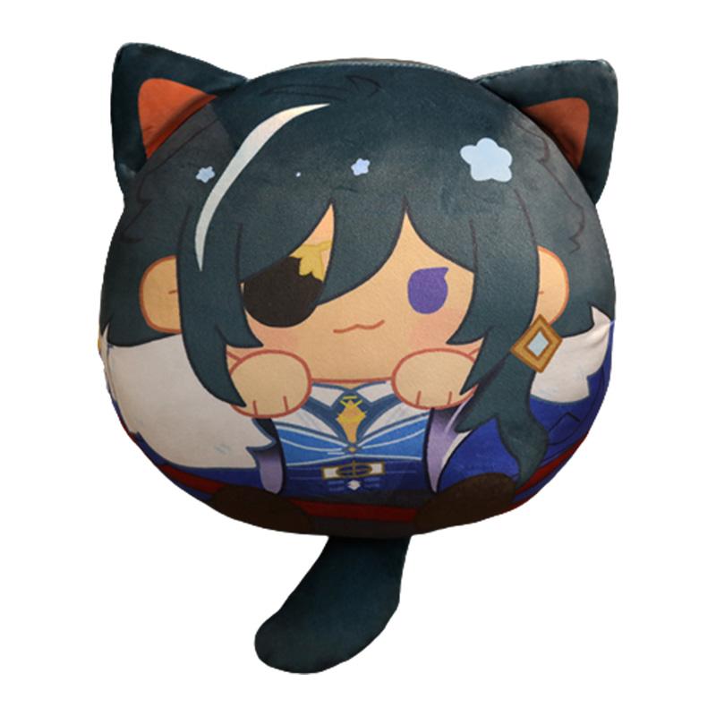 

Мультяшный Импакт Геншин Сферическая Плюшевая Кукла Подушка Подвеска Мягкая Подушка Набивная Kaeya,12cm/4.72in