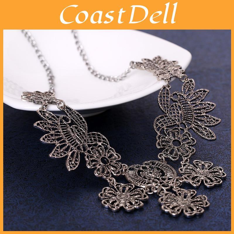 Bohemian Ethnic Talisman Necklace With Zinc Alloy Pendant For Festival Wear