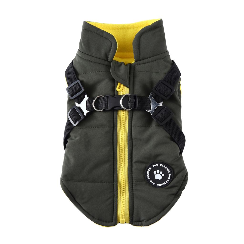 Dog Coat With D Ring Pet Dog Coat Dog Clothes Jacket Dog Vest For Walking Winter Pet Dog Clothes Winter Warm Dog Jacket