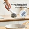Long-handled Liquid-filled Rotating Pot Brush, Kitchen Pot Washing Brush, Oil-free Multi-functional Cleaning Brush