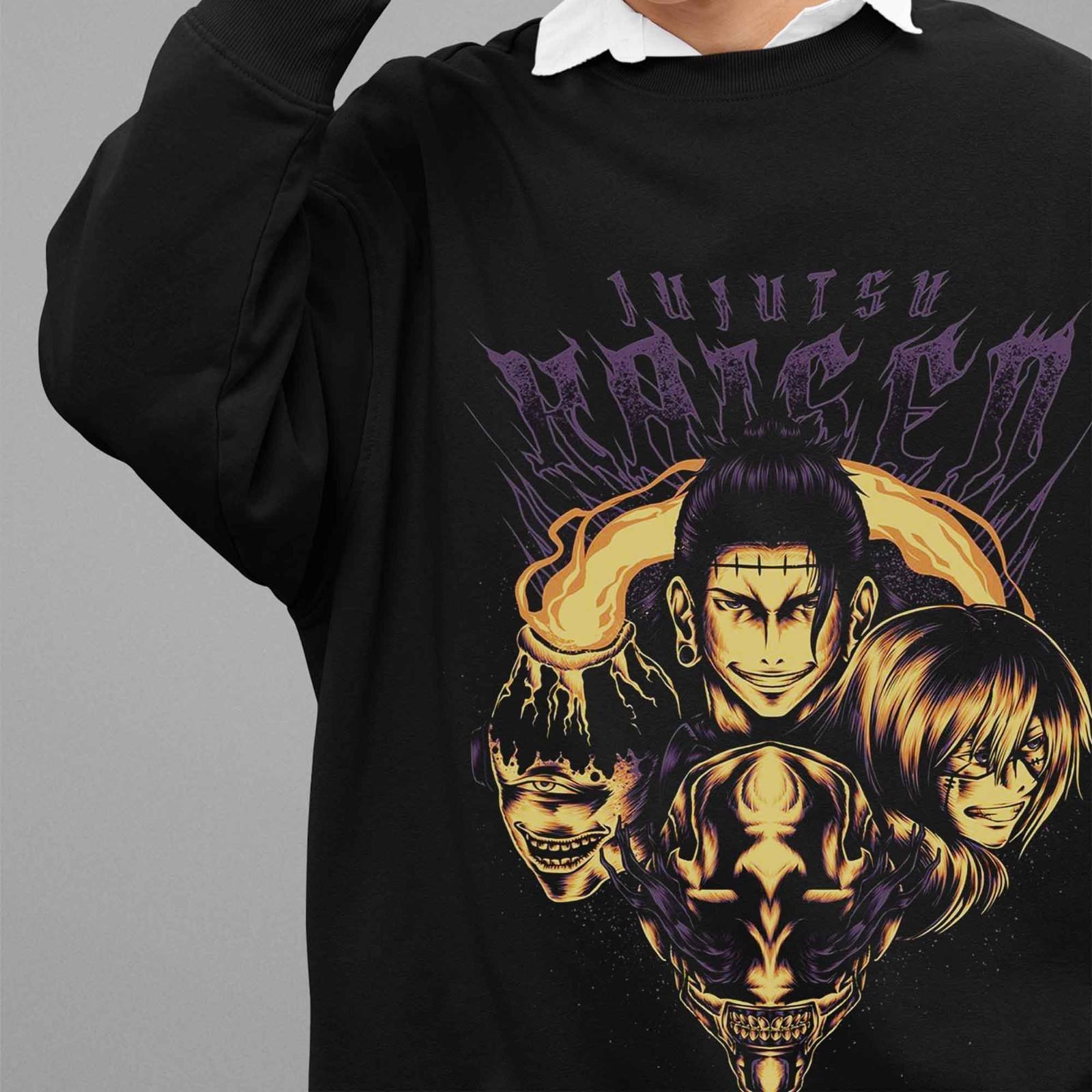 Свитшот Jujutsu Kaisen Свитер Гето Сугуру Пуловер JJK Аниме Годжо Сукуна L