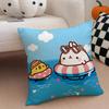 MMolang Cushion Cover Linen Pillow Case Soft Breathable Protective Couch Room Decoration