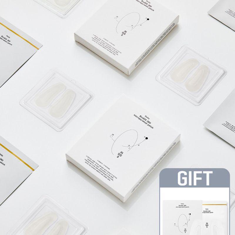 Патч Huxley Biosys 360 с микропирамидами (3 листа) + [Бесплатный продукт из Восточной Японии] Микропирамидальный пластырь Biosys 360 (3 листа) No selection