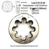 Round Die Set Screw 1-5/16" (8/12/14/16/18/20 TPI)