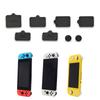 8pcs Dust Plug Dustproof Kit Silicone Dustproof Plugs Replacement Game Console Accessories for NS Switch/Switch OLED/Switch Lite