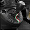 Suede For Fiat 500 2011-2024 Abarth 595 695 2016 2017 2018 2019 2020 2021 2022 2023 2024 Gear Shift Boot Manual Shifter Cover