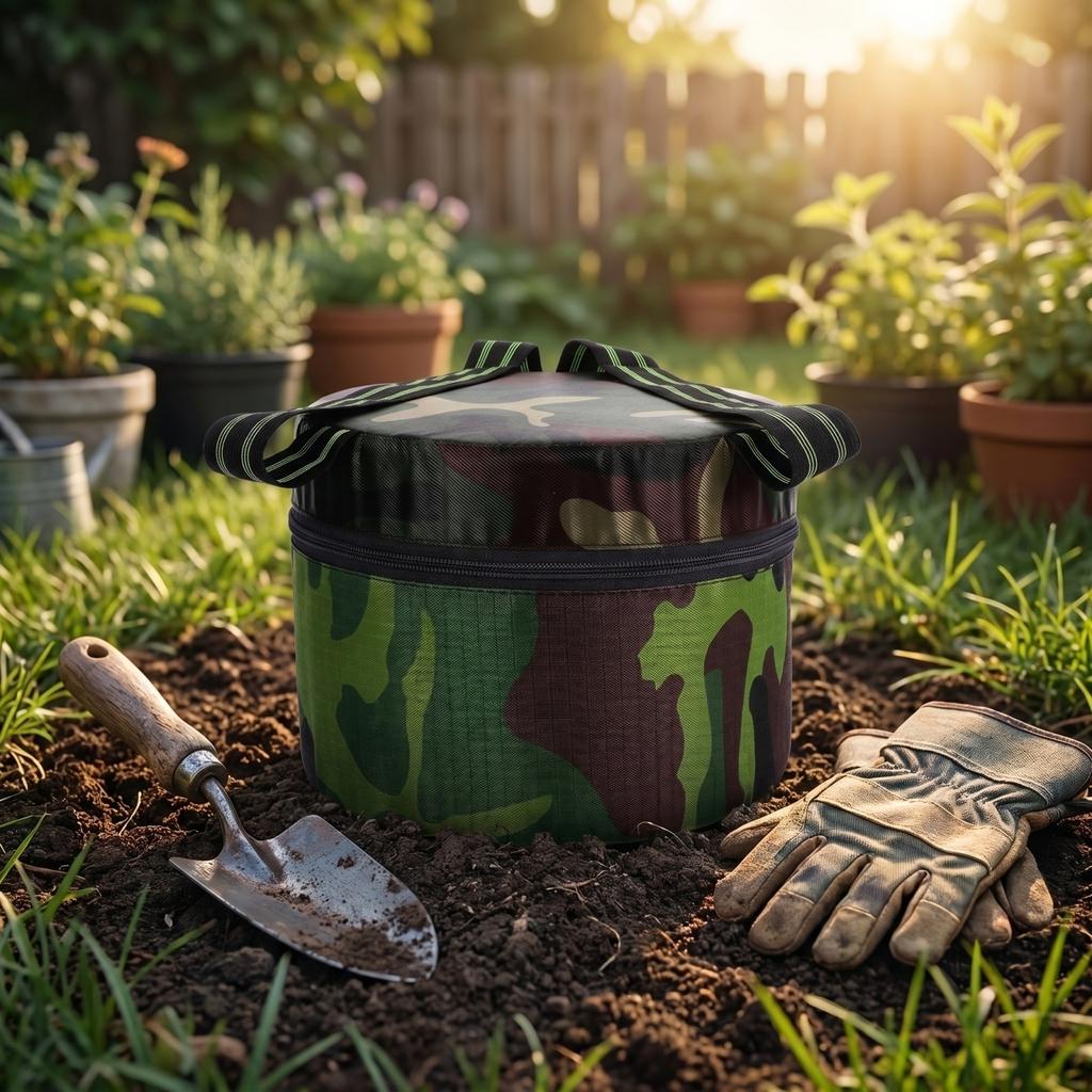Portable Foam Garden Stool Lightweight Outdoor Kneeling Seat with Carry Handles for Gardening and Yard Work